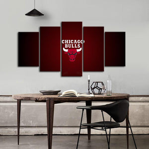 Chicago Bulls Sleek Red Canvas