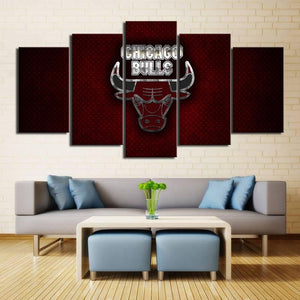 Chicago Bulls Steel Style Canvas