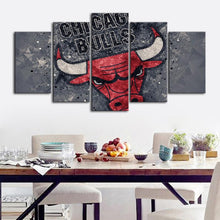 Load image into Gallery viewer, Chicago Bulls Tech Style Canvas