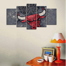 Load image into Gallery viewer, Chicago Bulls Tech Style Canvas