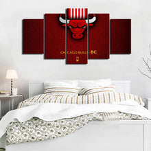 Load image into Gallery viewer, Chicago Bulls Leather Look Canvas