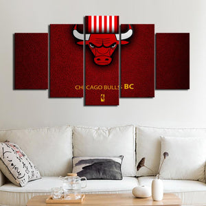 Chicago Bulls Leather Look Canvas