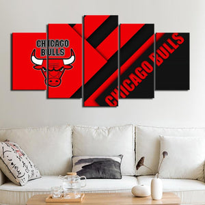 Chicago Bulls Wall Art Canvas
