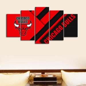 Chicago Bulls Wall Art Canvas