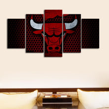 Load image into Gallery viewer, Chicago Bulls Steel Look Canvas
