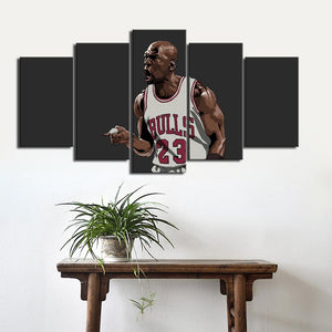 Michael Jordan Chicago Bulls Wall Canvas