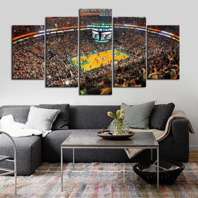 Boston Celtics Stadium Look Canvas