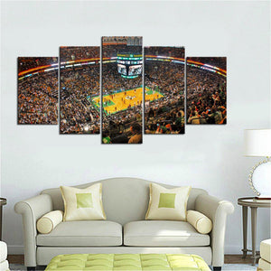 Boston Celtics Stadium Look Canvas