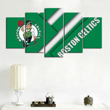 Load image into Gallery viewer, Boston Celtics Cut Style Wall Canvas