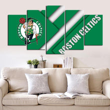 Load image into Gallery viewer, Boston Celtics Cut Style Wall Canvas