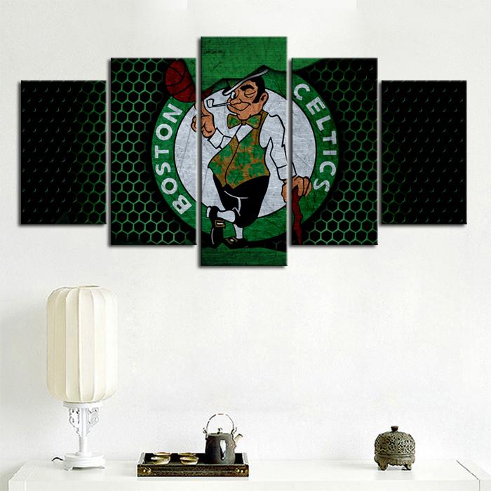 Boston Celtics Steal Style Wall Canvas