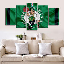 Load image into Gallery viewer, Boston Celtics Fabric Look Wall Canvas