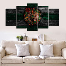 Load image into Gallery viewer, Boston Celtics on Fire Wall Canvas