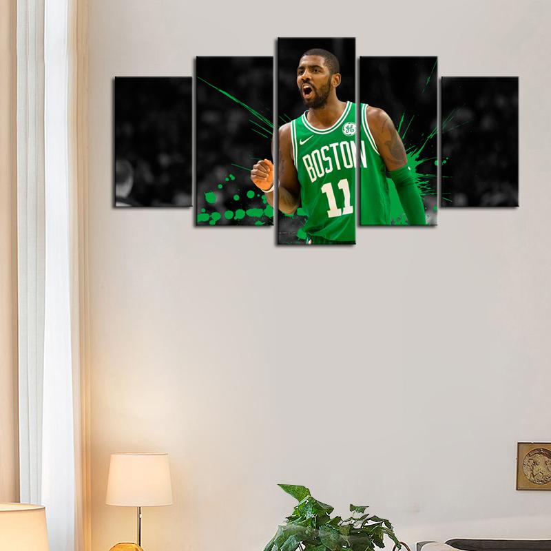 Kyrie Irving Boston Celtics Wall Canvas