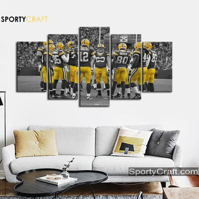 Green Bay Packers Team Wall Canvas