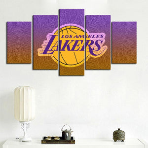 Los Angeles Lakers Doted Style Canvas