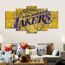 Load image into Gallery viewer, Los Angeles Lakers Tech Style Canvas