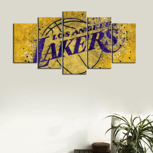 Los Angeles Lakers Tech Style Canvas