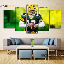 Load image into Gallery viewer, Aaron Rodgers Green Bay Packers Wall Canvas 3