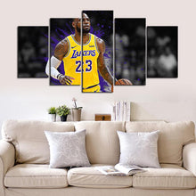 Load image into Gallery viewer, LeBron James Los Angeles Lakers Canvas