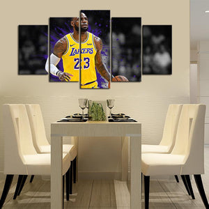 LeBron James Los Angeles Lakers Canvas