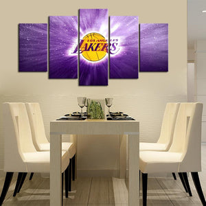 Los Angeles Lakers illuminate Canvas