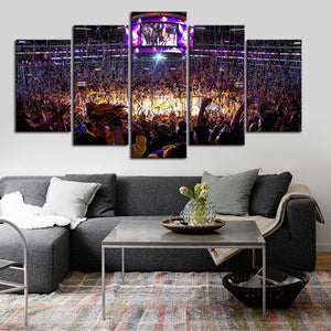 Los Angeles Lakers Stadium Canvas