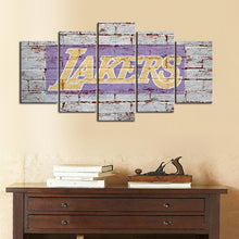 Load image into Gallery viewer, Los Angeles Lakers Old Wall Canvas