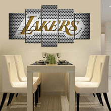 Load image into Gallery viewer, Los Angeles Lakers Metal Pores Canvas