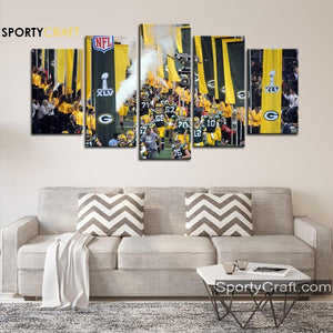 Green Bay Packers Superbowl Champions Wall Canvas