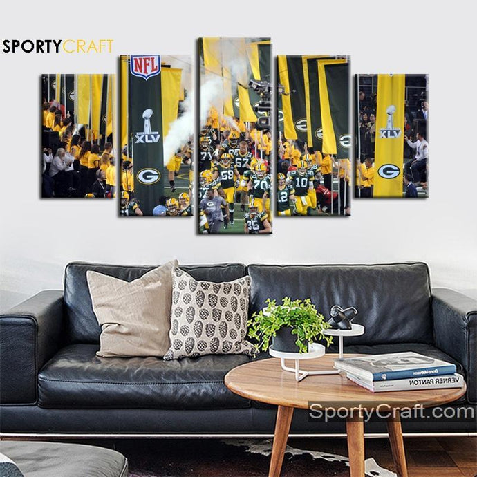 Green Bay Packers Superbowl Champions Wall Canvas
