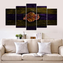 Load image into Gallery viewer, Los Angeles Lakers On Fire Canvas