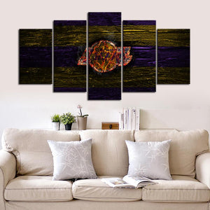 Los Angeles Lakers On Fire Canvas