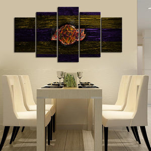 Los Angeles Lakers On Fire Canvas