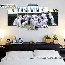 Load image into Gallery viewer, Chicago Cubs Wins Canvas