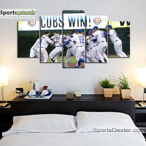 Chicago Cubs Wins Canvas