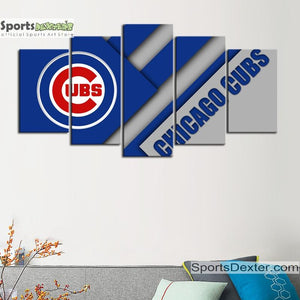 Chicago Cubs Cutting Edge Canvas