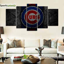 Load image into Gallery viewer, Chicago Cubs Rock Style Canvas