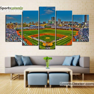 Chicago Cubs Stadium Canvas 2