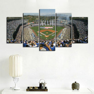 Los Angeles Dodgers Stadium Canvas 1