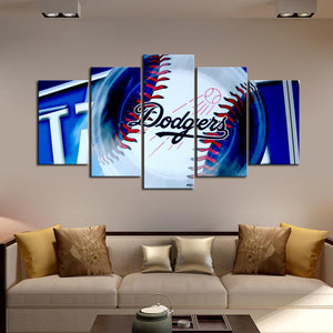 Los Angeles Dodgers Ball Canvas