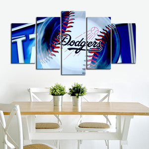 Los Angeles Dodgers Ball Canvas