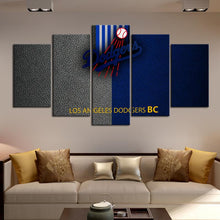 Load image into Gallery viewer, Los Angeles Dodgers Leather Look Canvas