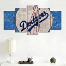 Load image into Gallery viewer, Los Angeles Dodgers Diamond Cut Canvas
