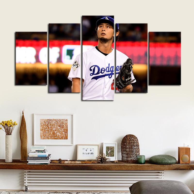 Yu Darvish Los Angeles Dodgers Canvas