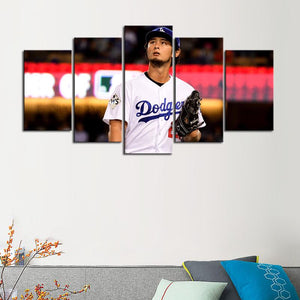 Yu Darvish Los Angeles Dodgers Canvas
