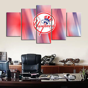 New York Yankees Redish Canvas