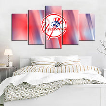 Load image into Gallery viewer, New York Yankees Redish Canvas