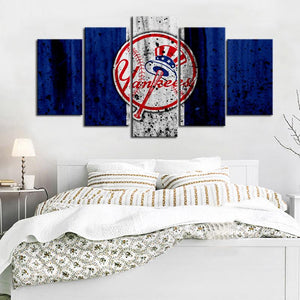 New York Yankees Rough Style Canvas