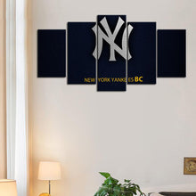 Load image into Gallery viewer, New York Yankees Leather Look Canvas